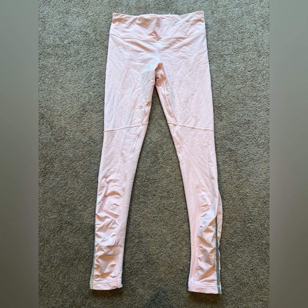 Lululemon light pink leggings. Size 8.